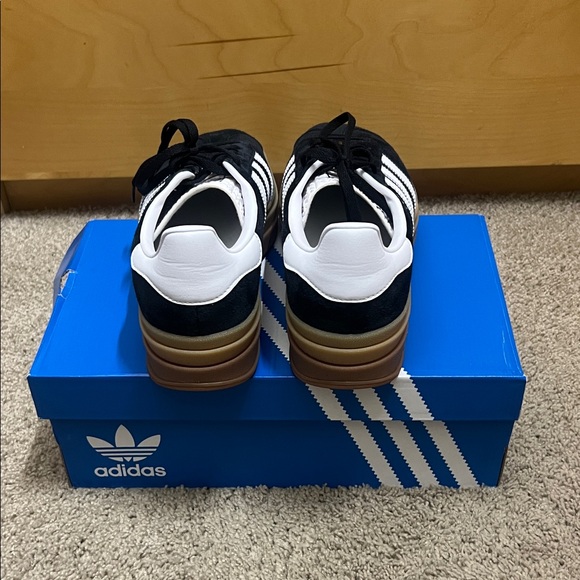 Adidas Gazelle Bold V Black Suede Sneakers - Picture 8 of 8